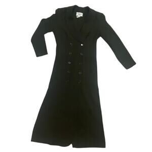 J. Taylor New York Olive Green Double Breasted Blazer Dress Long Sleeve Midi